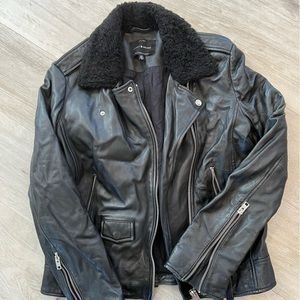 Lucky brand women’s leather jacket
